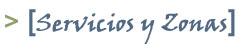 servicios y zonas